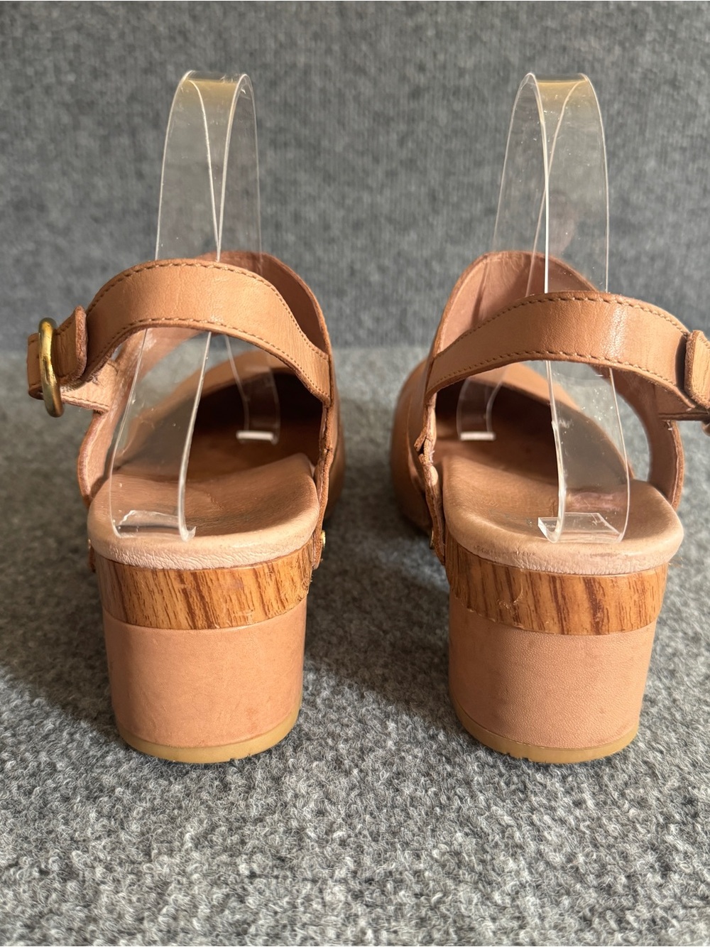 Dansko Leather Slingback Malin Clog Sandals Taupe EU 40 US 9.5-10 - Picture 4 of 15